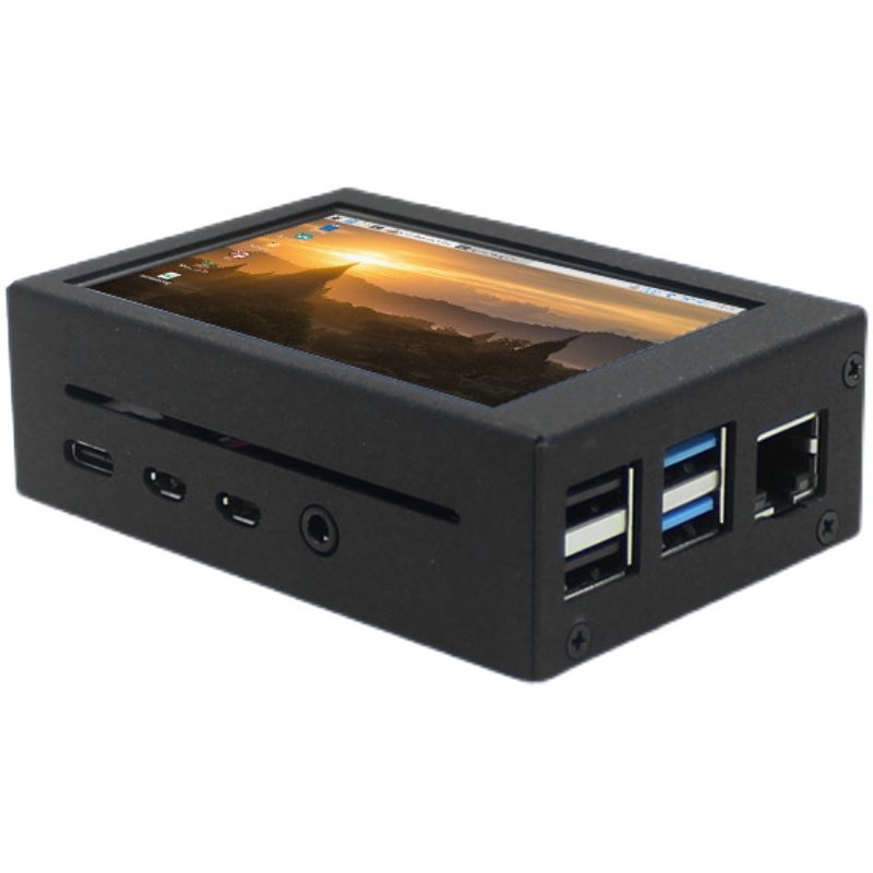 Pi 4 Case - Raspberry Pi 4B Gehäuse mit Bildschirm