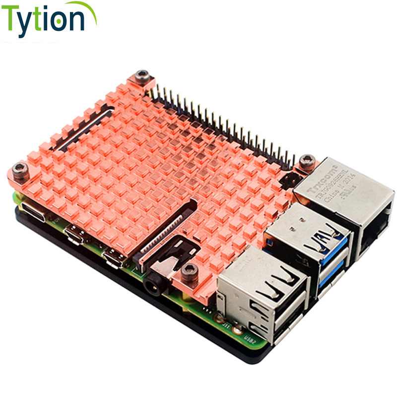 Pi 4 Case - Raspberry Pi 4B Kühlkörper aus reinem