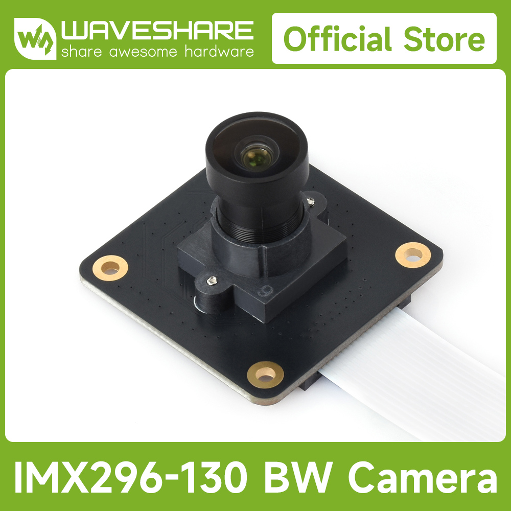 Raspberry Pi Global Shutter Camera Imx296 - Waveshare IMX296 1,6 MP M12-Mono-Kamera, Global