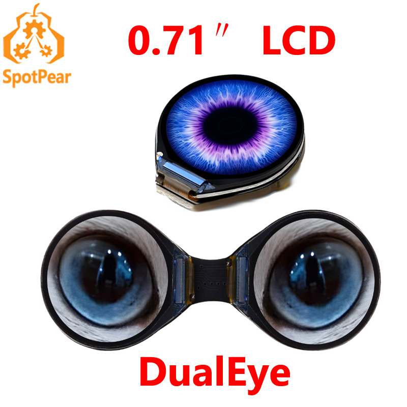 Arduino Kit - Waveshare 0,71 Zoll Double Eye Rundes
