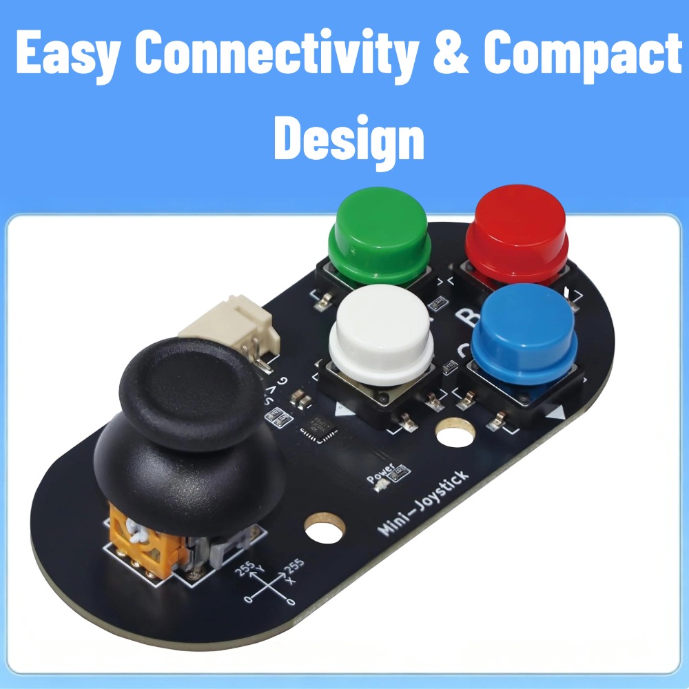 Raspberry Pi 4 - Für Arduino/Raspberry Pi Mini I2C Joystick-Gamepad-Modul