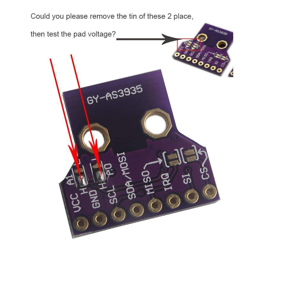 Arduino Kit - GY-AS3935 Blitzdetektor-Sensormodul, digitales Donneralarm-Breakout-Board für Arduino-DIY-Projekte,