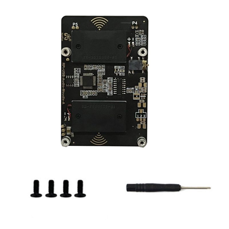 Raspberry Pi 5 - [NEU A09R!] USB-Audio-Soundkartenmodul HAT für Raspberry