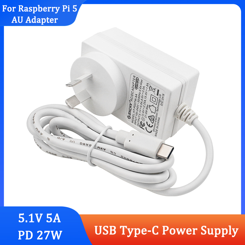 Pi Power Supply - Raspberry pi 5 pd 27w netzteil