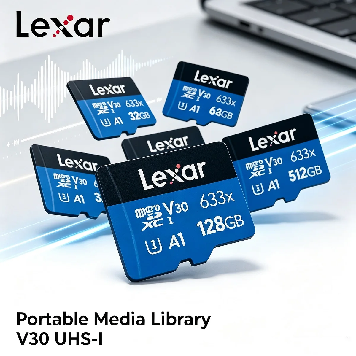 Micro Sd Card - Lexar BLUE Series Hochleistungs-633x MicroSDHC MicroSDXC