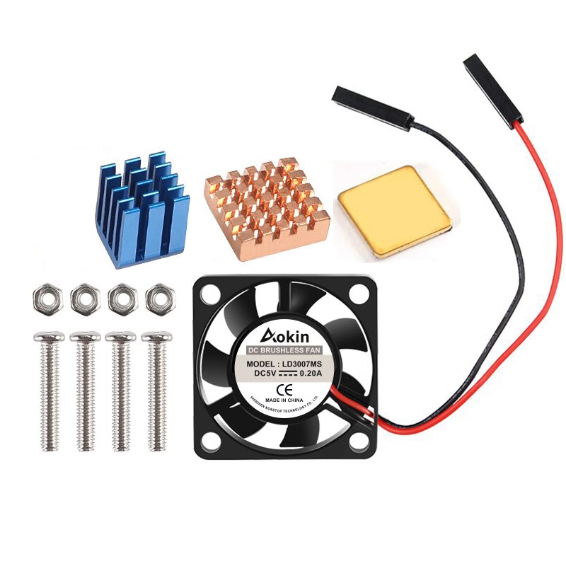 Pi Power Supply - 5V/3,3 V Lüfter Mit Schrauben +