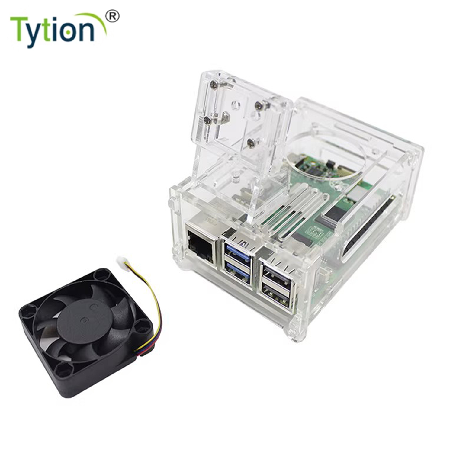 Pi 5 Case - Raspberry Pi 5 Acryl-Gehäuse 4010 Großer