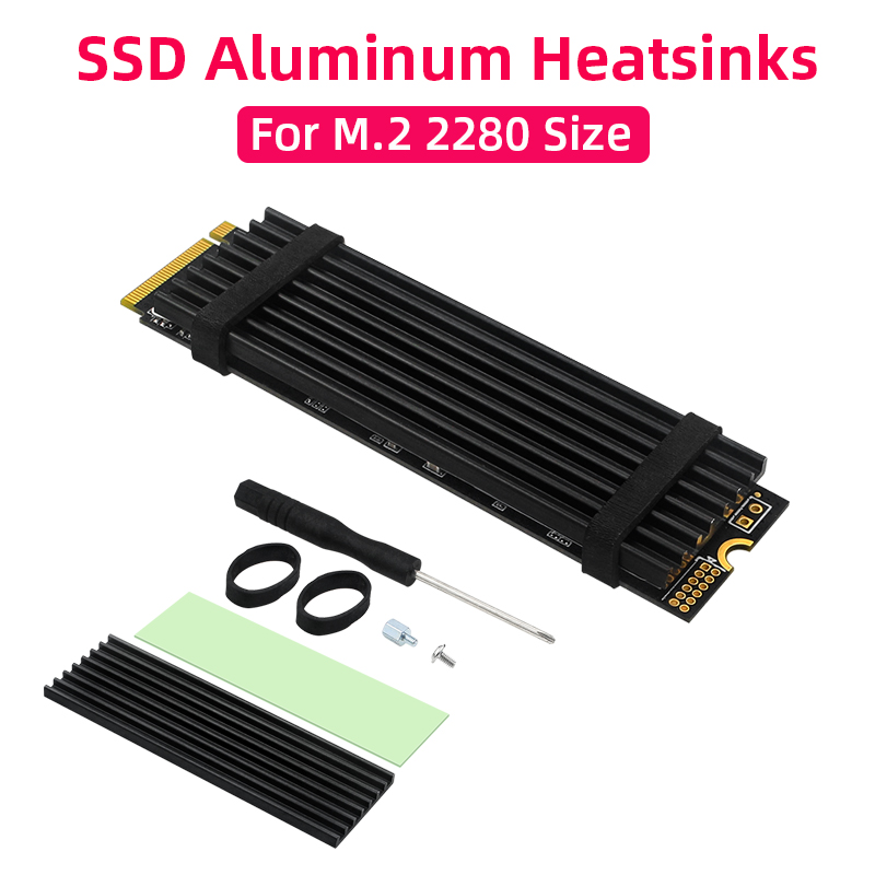 Pi Cooler - M.2 SSD Kühlkörper Aluminium Kühler Solid