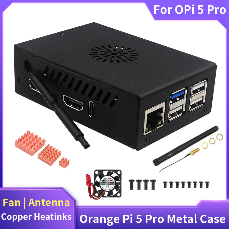 Orangefarbenes Pi 5 Pro-Gehäus – Pi 5 Case Bewertung und Preis