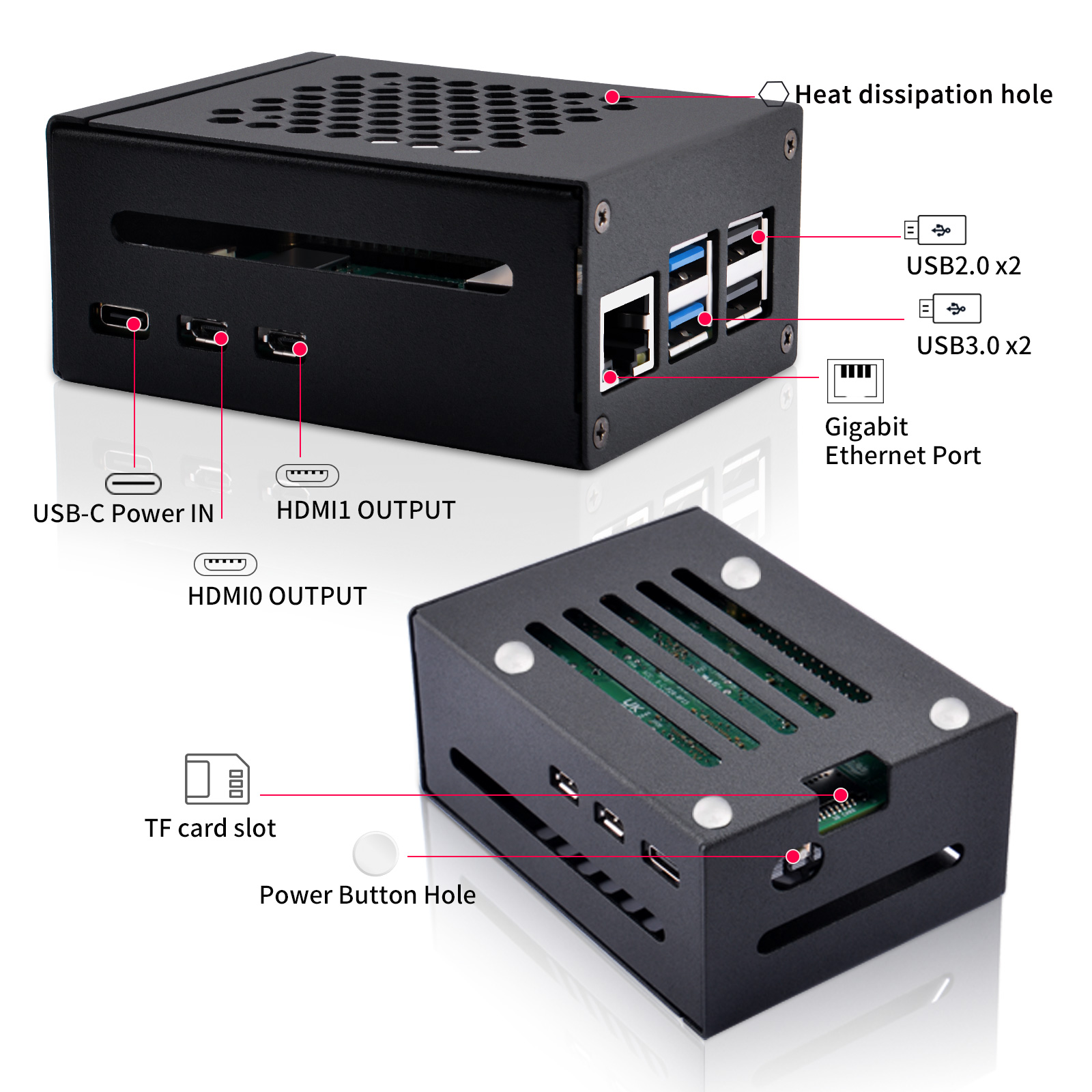 52Pi Raspberry Pi 5 Metallgehä – Pi 5 Case Bewertung und Preis