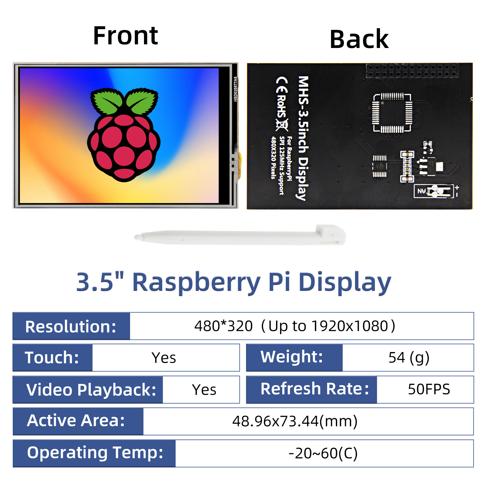 Ipistbit 3,5-Zoll-Display für  – Pi Zero Bewertung und Preis