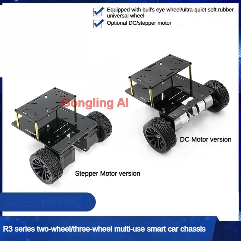 3WD Roboter-Auto DC / Schrittm – Raspberry Pi Kit Bewertung und Preis