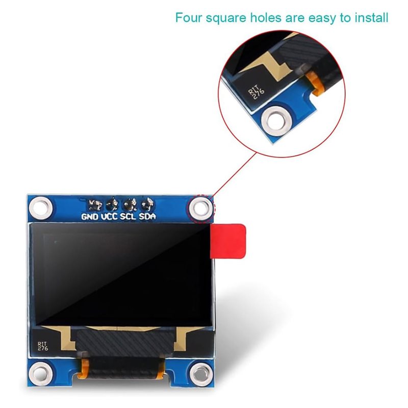 A37T-4Pcs 0,96 Zoll OLED-Anzei – Pi Display Bewertung und Preis