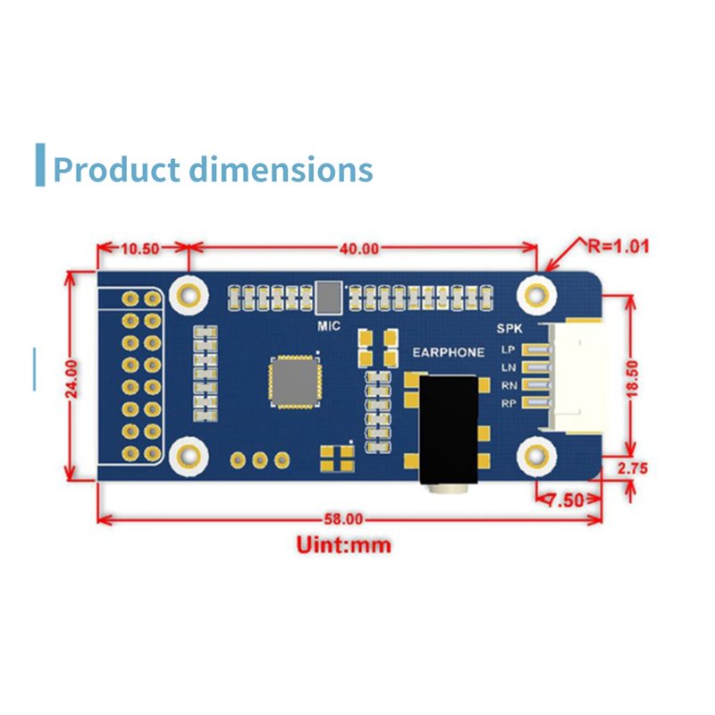 WM8960 für Raspberry Pi 5/7 Zo – Pi Display Bewertung und Preis
